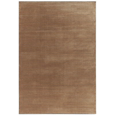 Vloerkleed Rugestiq Kuza effen strepen Terracotta – foto 1