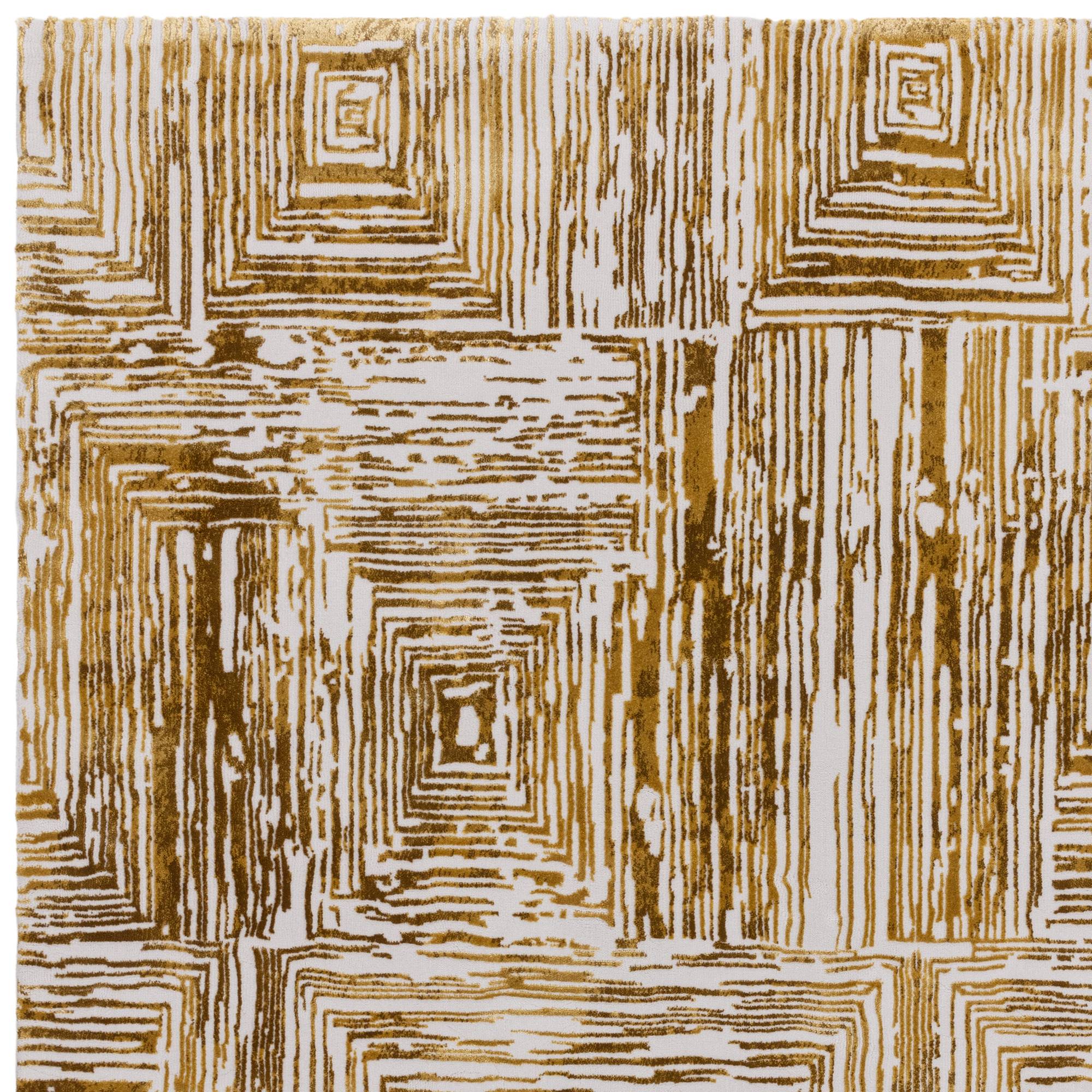 Vloerkleed Kuza Portrait Gold
