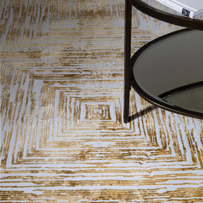 Vloerkleed Kuza Portrait Gold