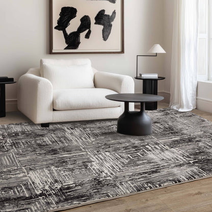 Vloerkleed Kuza Portrait Grey