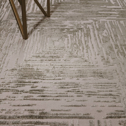 Vloerkleed Kuza Portrait Khaki