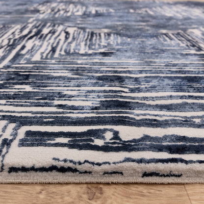 Vloerkleed Kuza Portrait Navy
