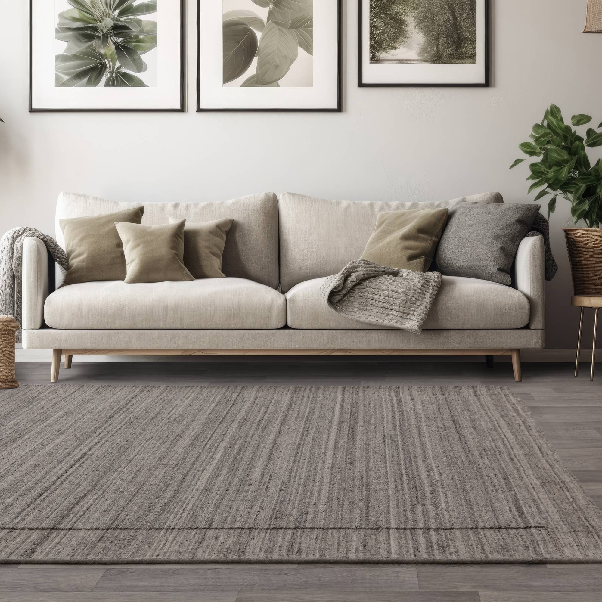 Vloerkleed Larson Charcoal