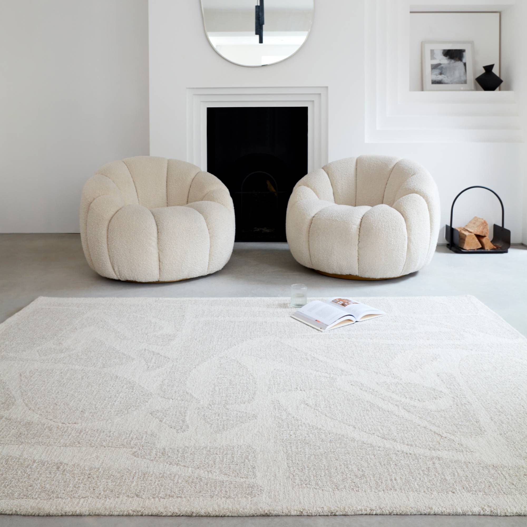Vloerkleed Loxley Chalk