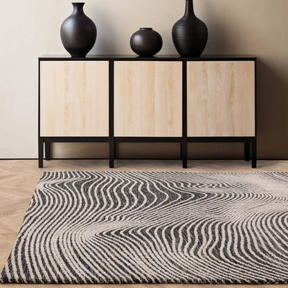 Vloerkleed Mason Magnitude Black