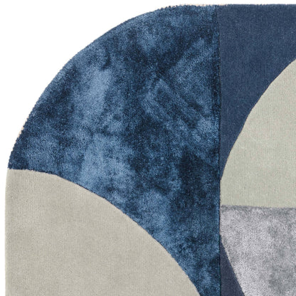 Vloerkleed Matrix 74 Oval Indigo