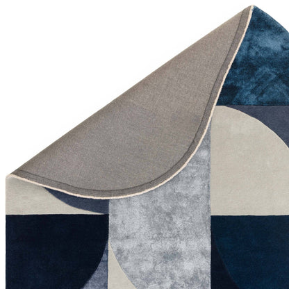 Vloerkleed Matrix 74 Oval Indigo