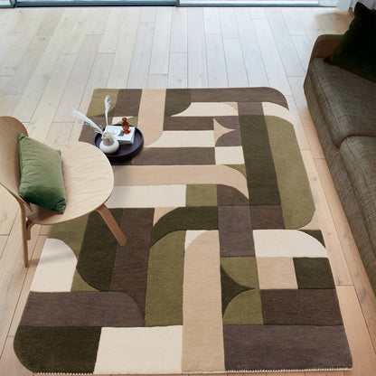 Vloerkleed Matrix 90 Klotski Sage