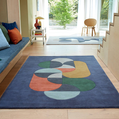 Vloerkleed Matrix 91 Statement Navy