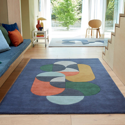 Vloerkleed Matrix 91 Statement Navy