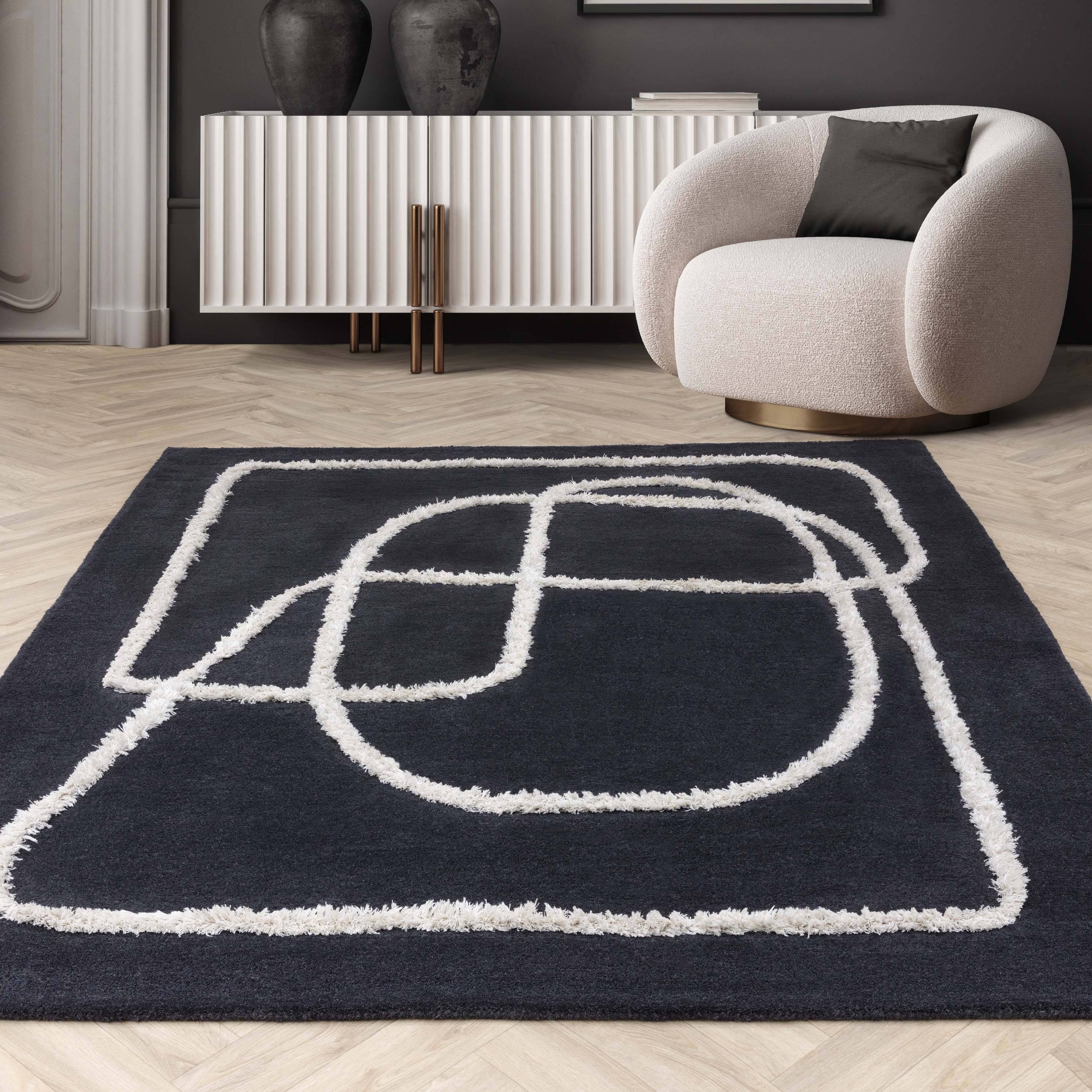 Vloerkleed Matrix 94 Infinity Charcoal