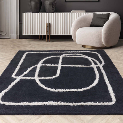 Vloerkleed Matrix 94 Infinity Charcoal
