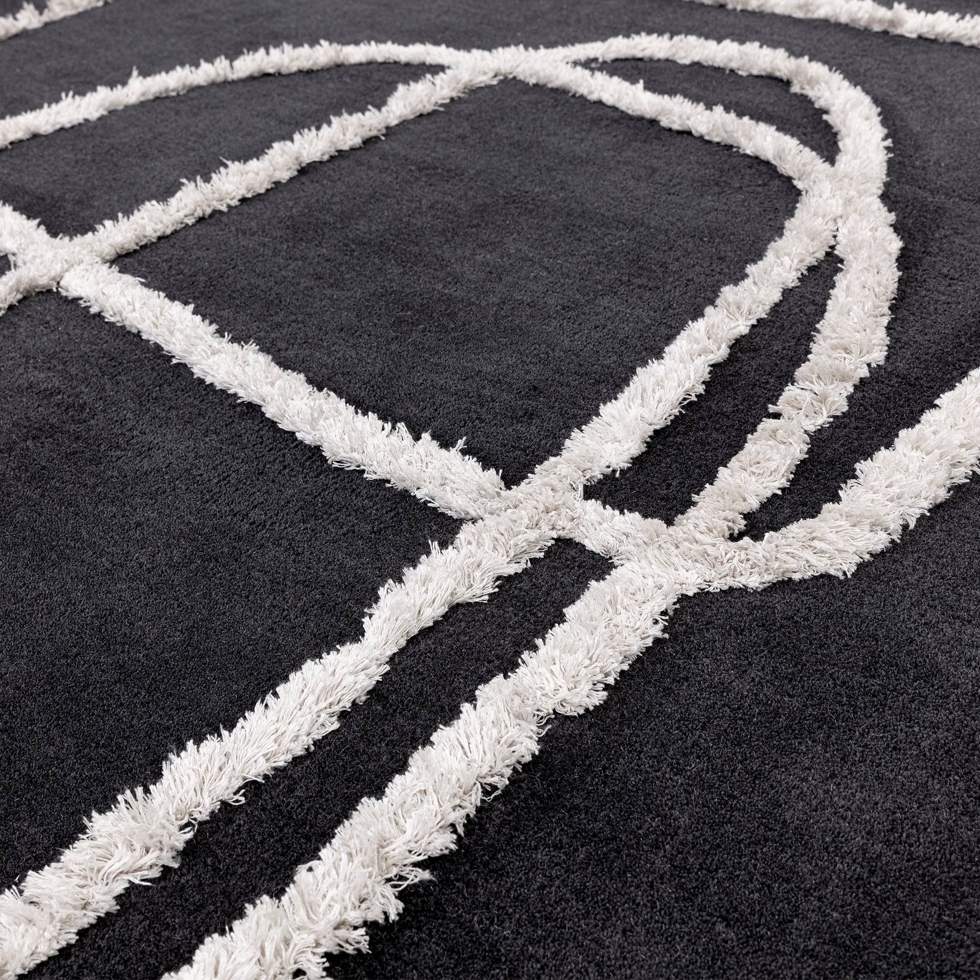 Vloerkleed Matrix 94 Infinity Charcoal