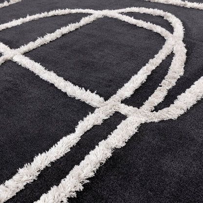 Vloerkleed Matrix 94 Infinity Charcoal