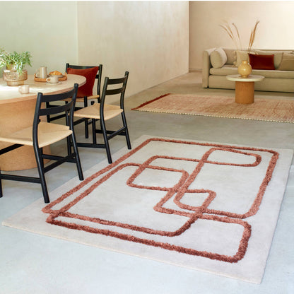 Vloerkleed Matrix 96 Infinity Copper