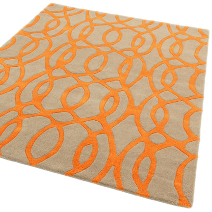 Vloerkleed Matrix 37 Wire Orange
