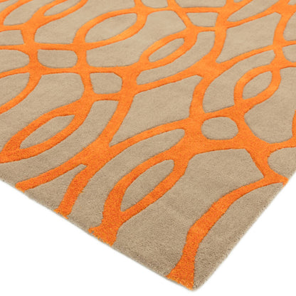 Vloerkleed Matrix 37 Wire Orange