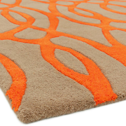 Vloerkleed Matrix 37 Wire Orange