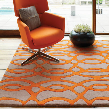 Vloerkleed Matrix 37 Wire Orange