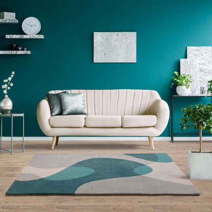 Vloerkleed Matrix 57 Arc Teal