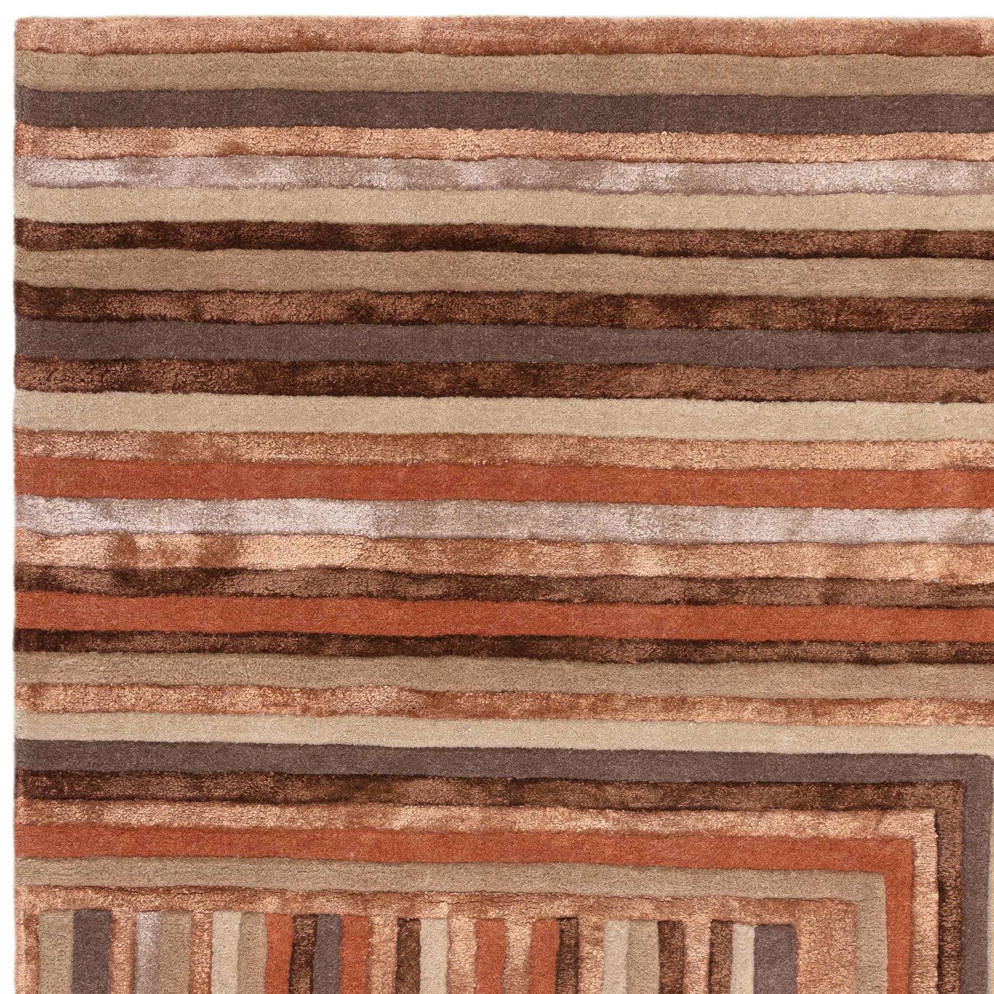 Vloerkleed Matrix 80 Network Terracotta