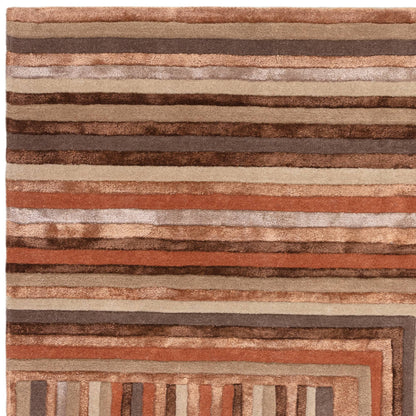 Vloerkleed Matrix 80 Network Terracotta