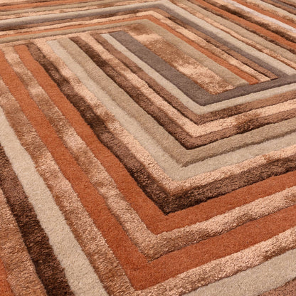 Vloerkleed Matrix 80 Network Terracotta