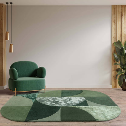 Vloerkleed Matrix 75 Oval Forest