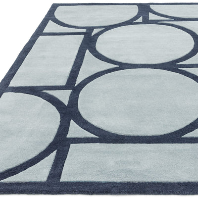 Vloerkleed Rugestiq Metro blauw – foto 4