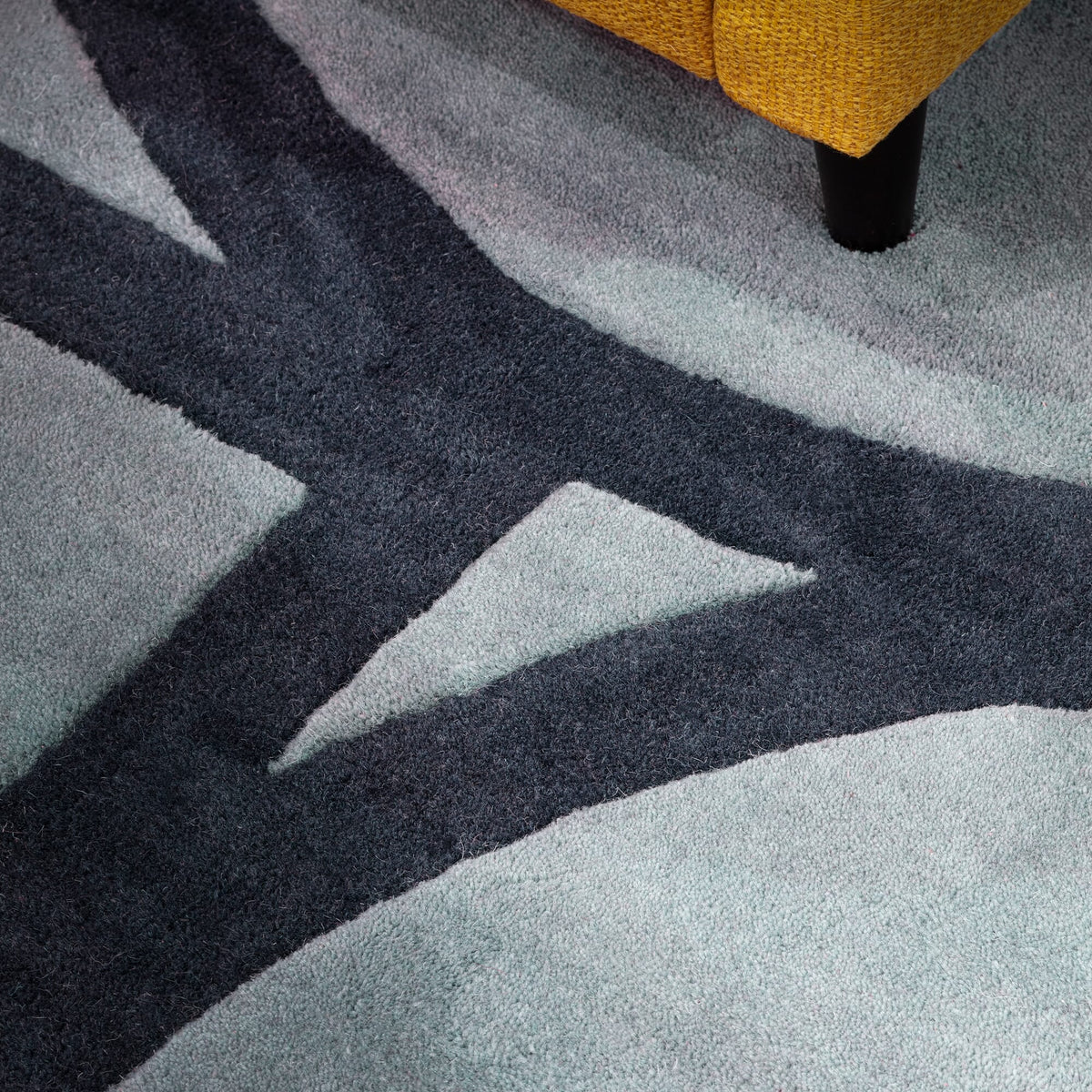 Vloerkleed Rugestiq Metro blauw – foto 3