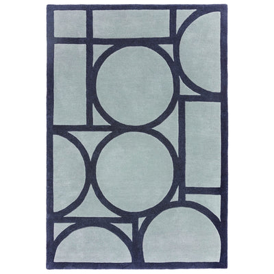 Vloerkleed Rugestiq Metro blauw – foto 1