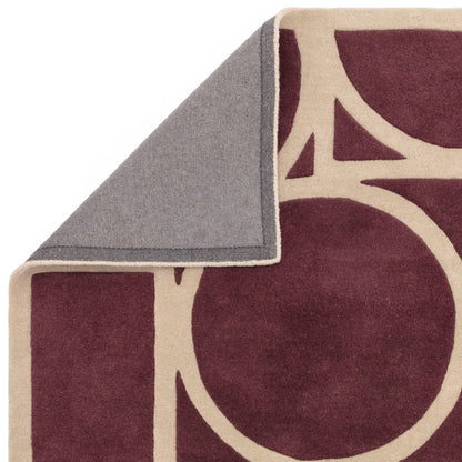 Vloerkleed Metro Plum