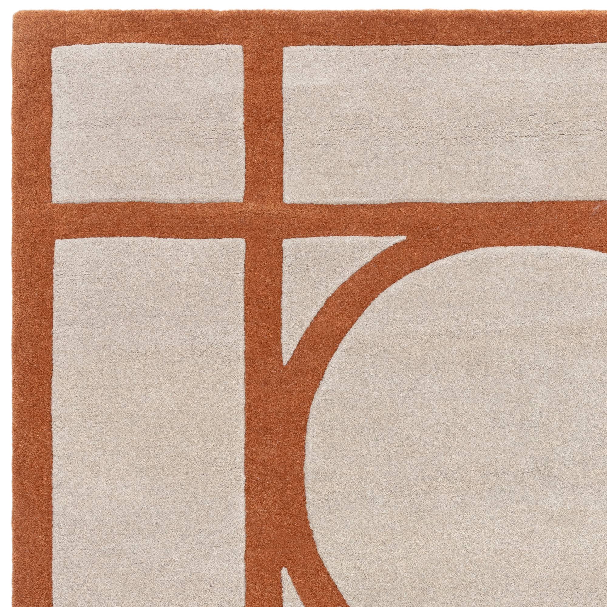 Vloerkleed Metro Rust