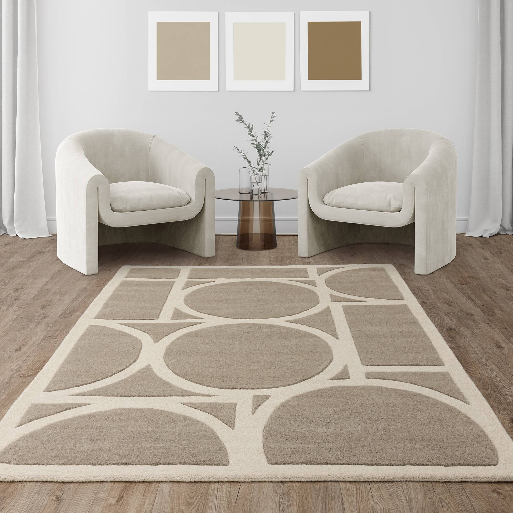 Vloerkleed Metro Taupe