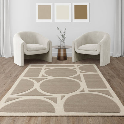 Vloerkleed Metro Taupe
