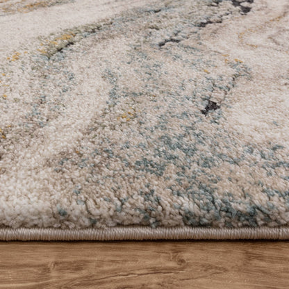 Vloerkleed Mirage Wave Blue