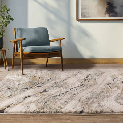 Vloerkleed Mirage Wave Blue