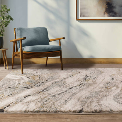 Vloerkleed Mirage Wave Blue