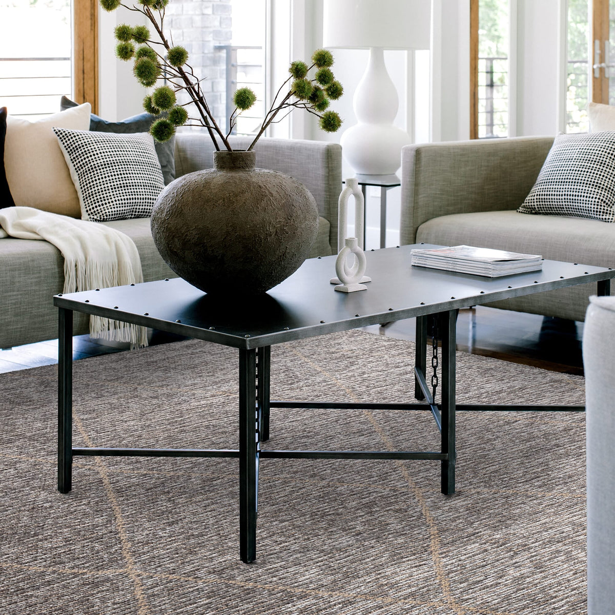 Vloerkleed Rugestiq Mulberry staalgrijs – foto 2