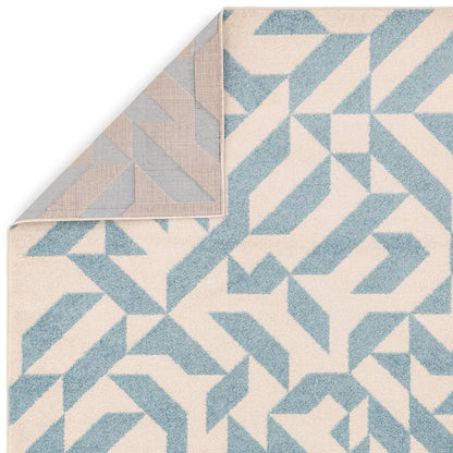 Vloerkleed Muse Blue Shapes MU03