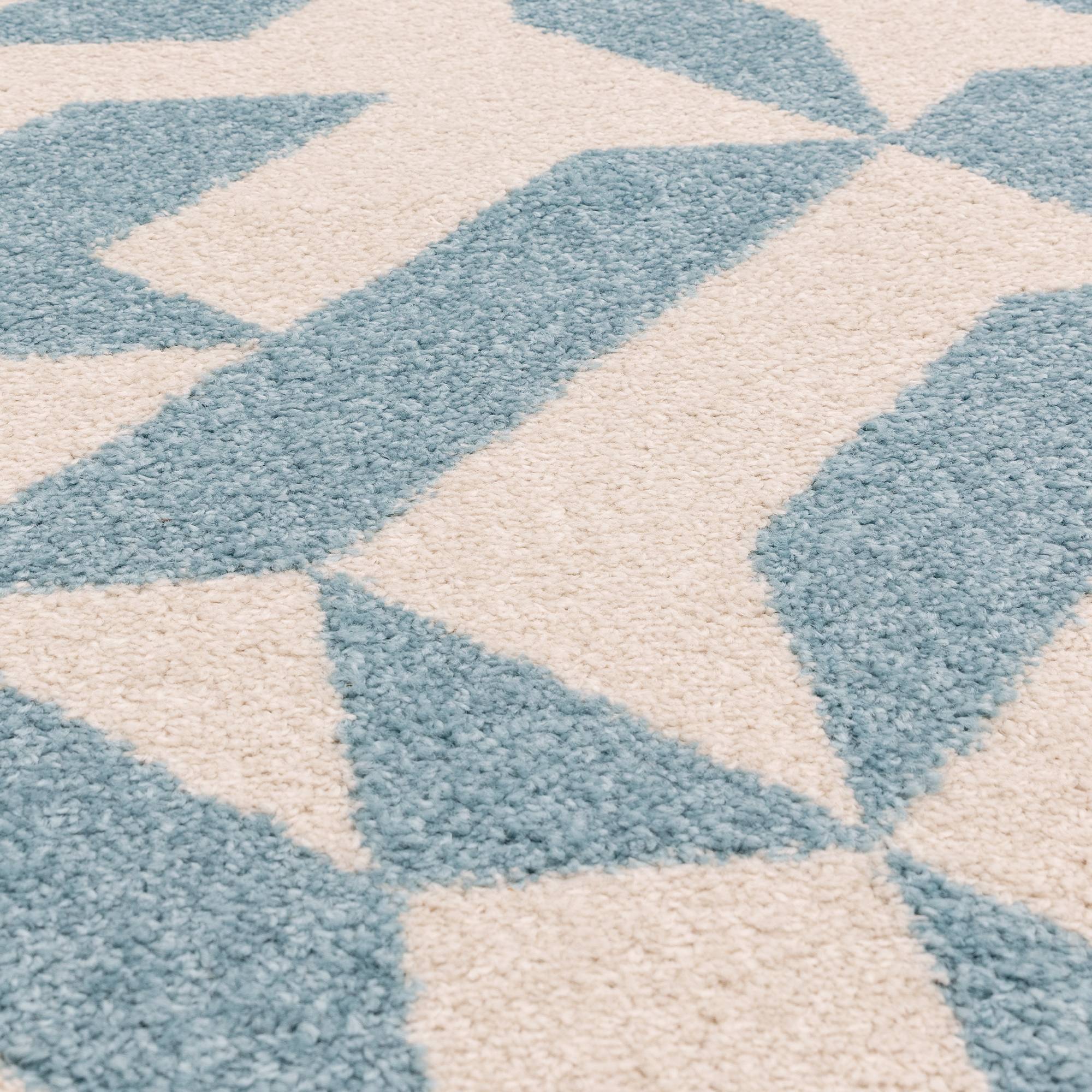 Vloerkleed Muse Blue Shapes MU03