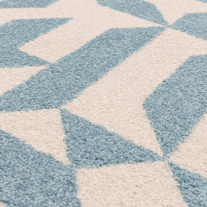 Vloerkleed Muse Blue Shapes MU03