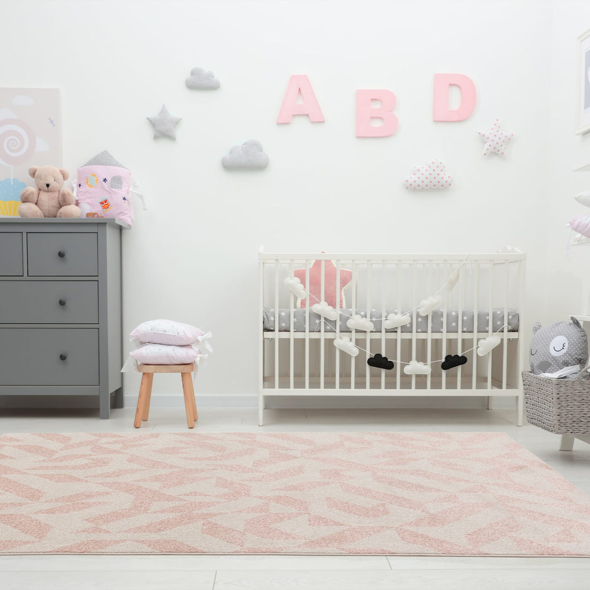Vloerkleed Rugestiq Muse MU04 roze vormen – foto 2