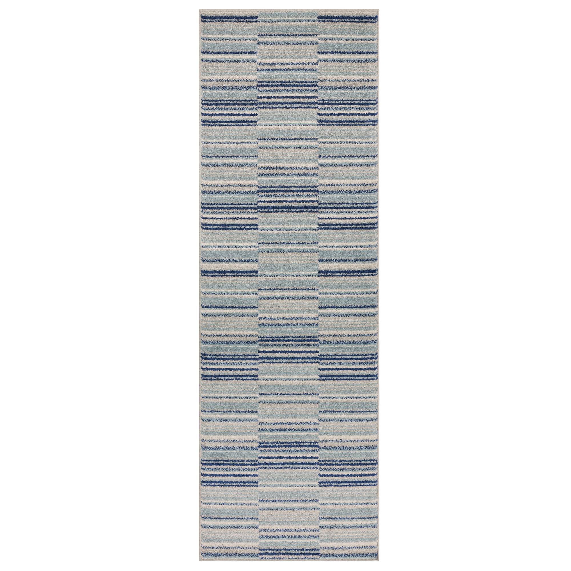 Vloerkleed Muse Blue Stripe MU05