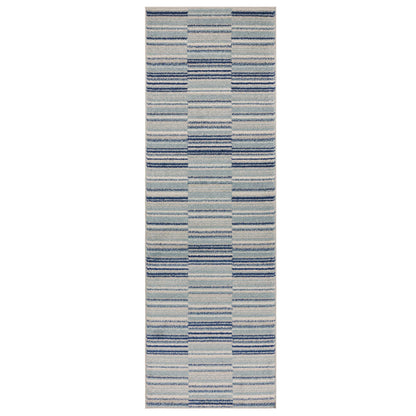 Vloerkleed Muse Blue Stripe MU05
