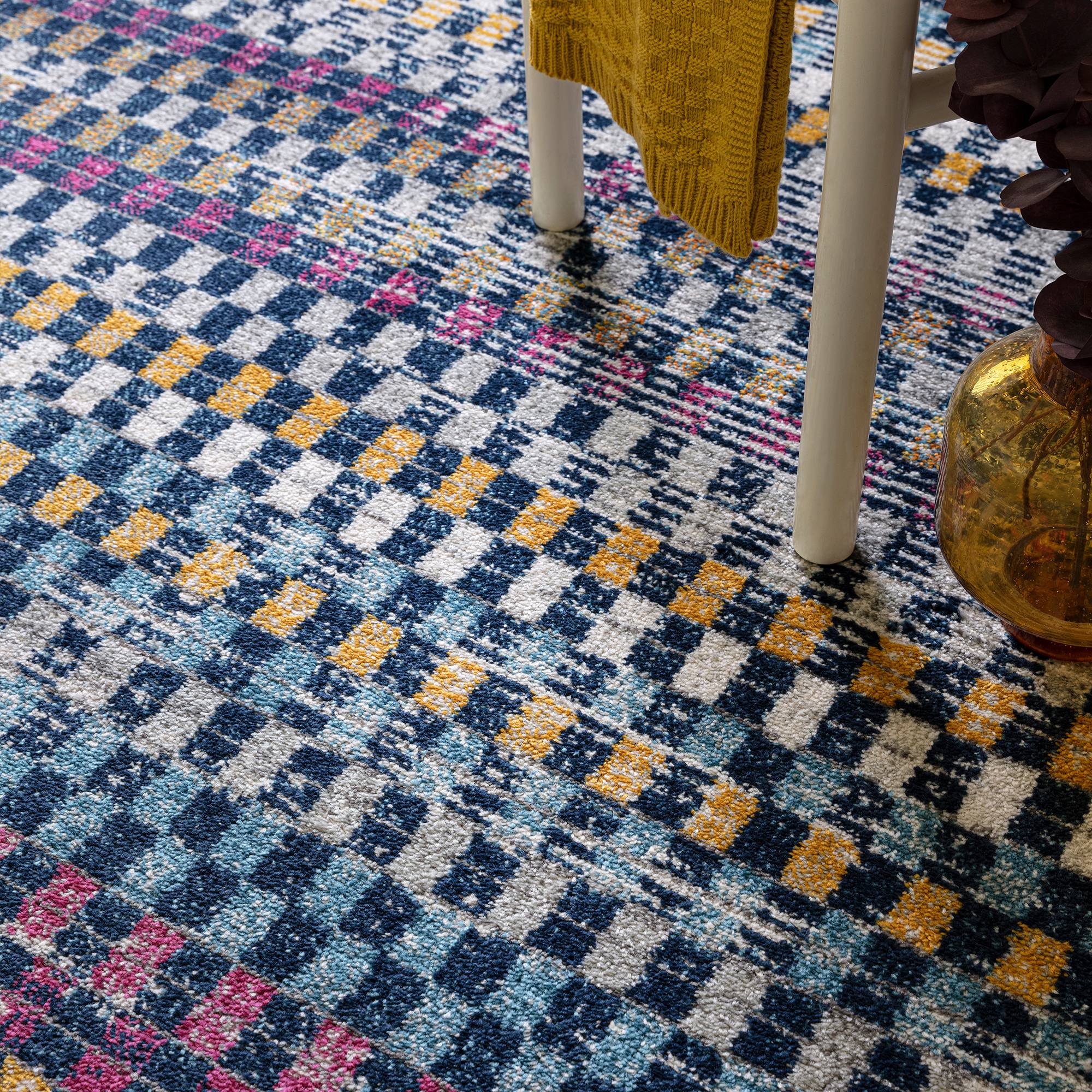 Vloerkleed Muse Check Bright MU30