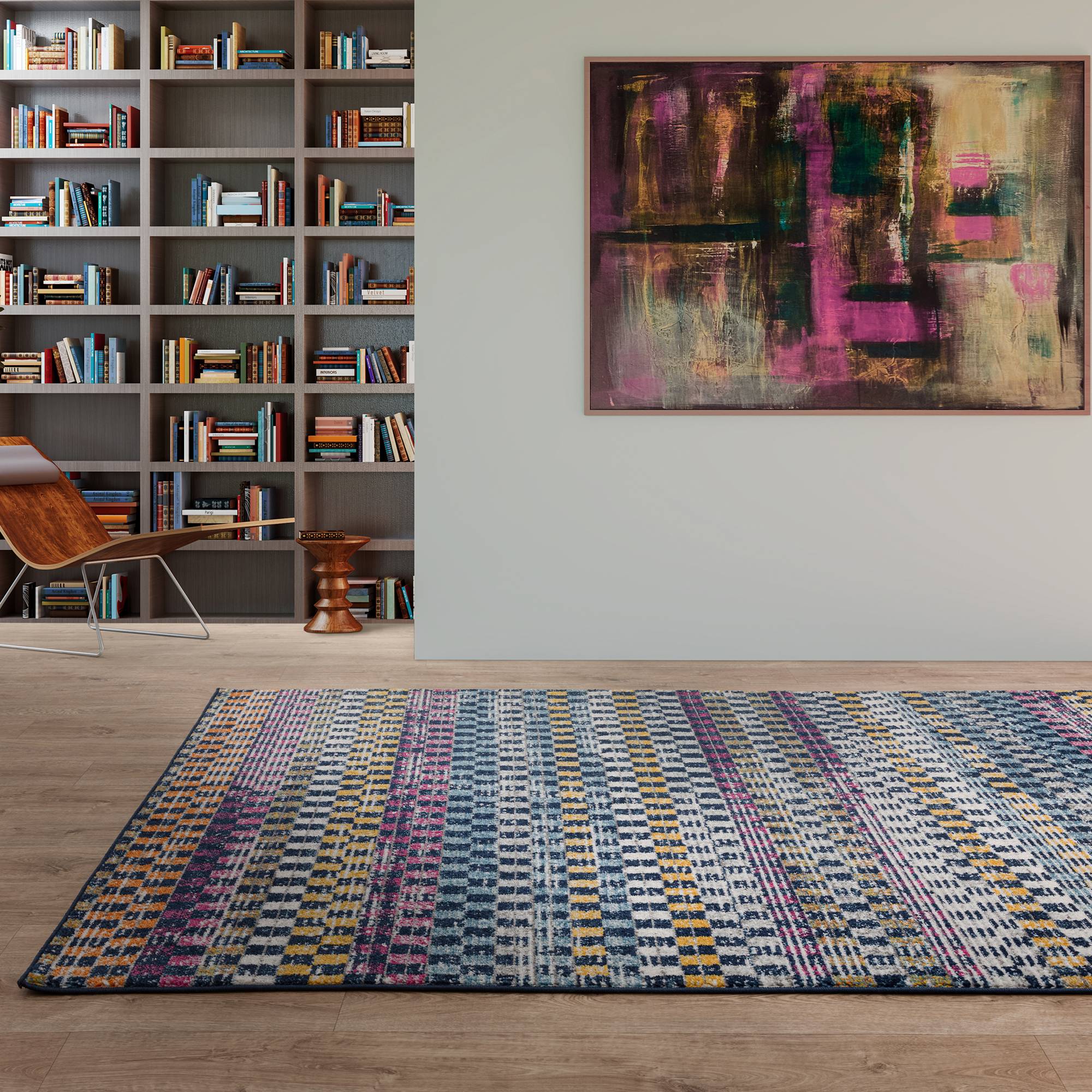 Vloerkleed Muse Check Bright MU30
