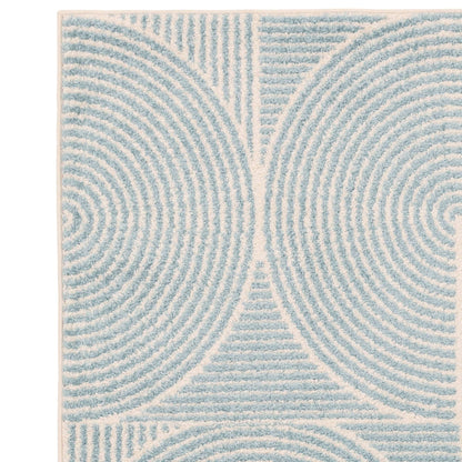 Vloerkleed Muse Blue Swirl MU02