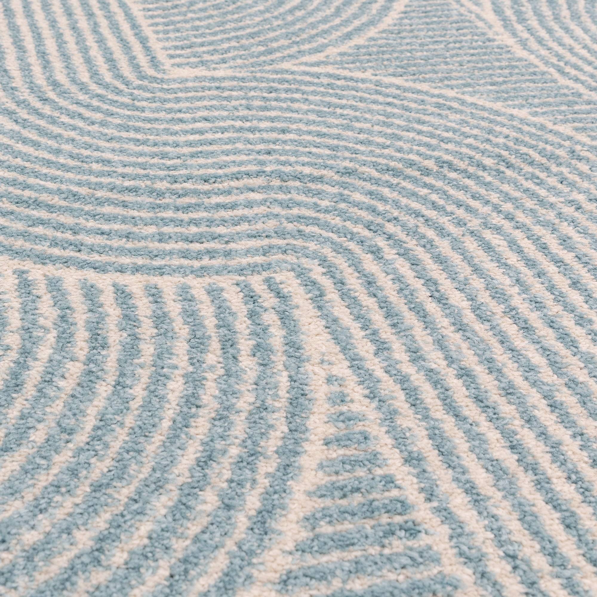 Vloerkleed Muse Blue Swirl MU02