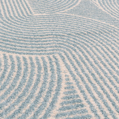Vloerkleed Muse Blue Swirl MU02